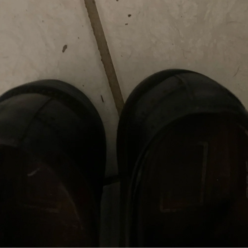 Stewart McGuire Black Leather Men's Dress Shoes - Picture 5 of 12